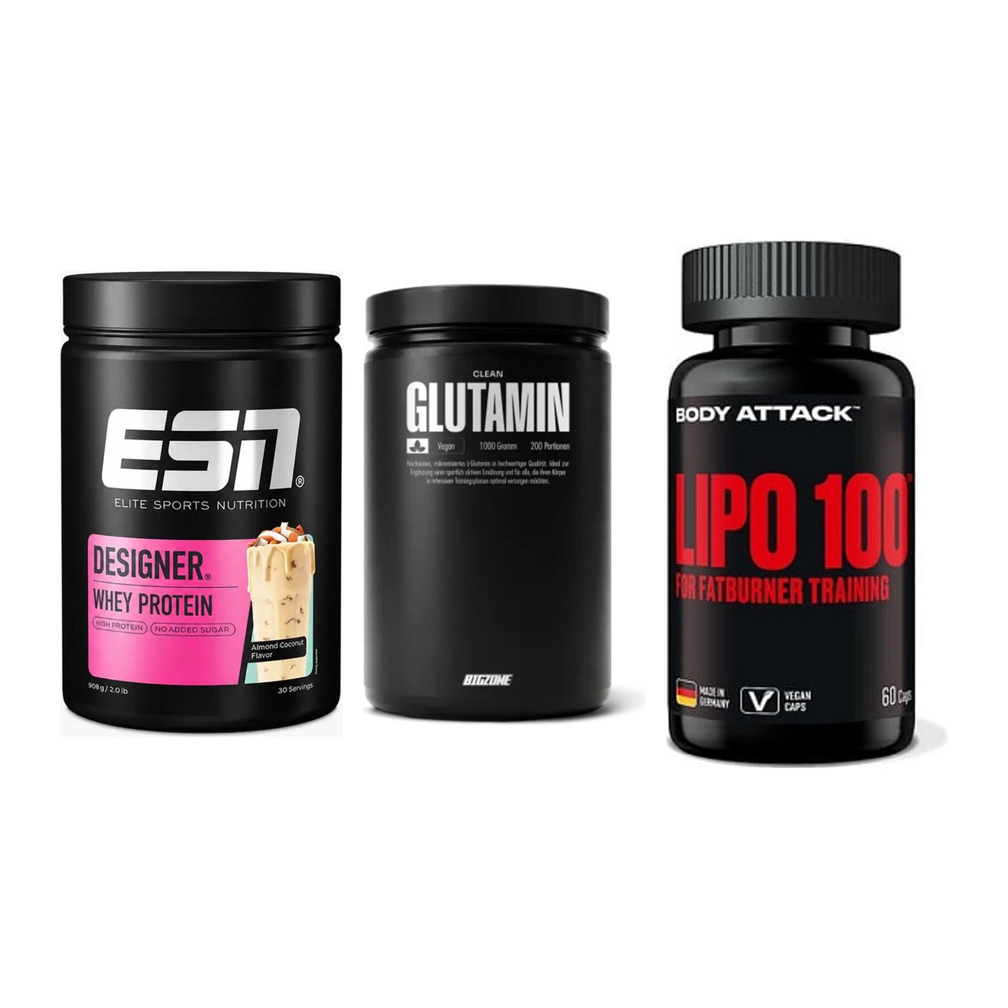 Definitionsphase-Set: ESN Designer + Big Zone + Body Attack – alle enthaltenen Artikel