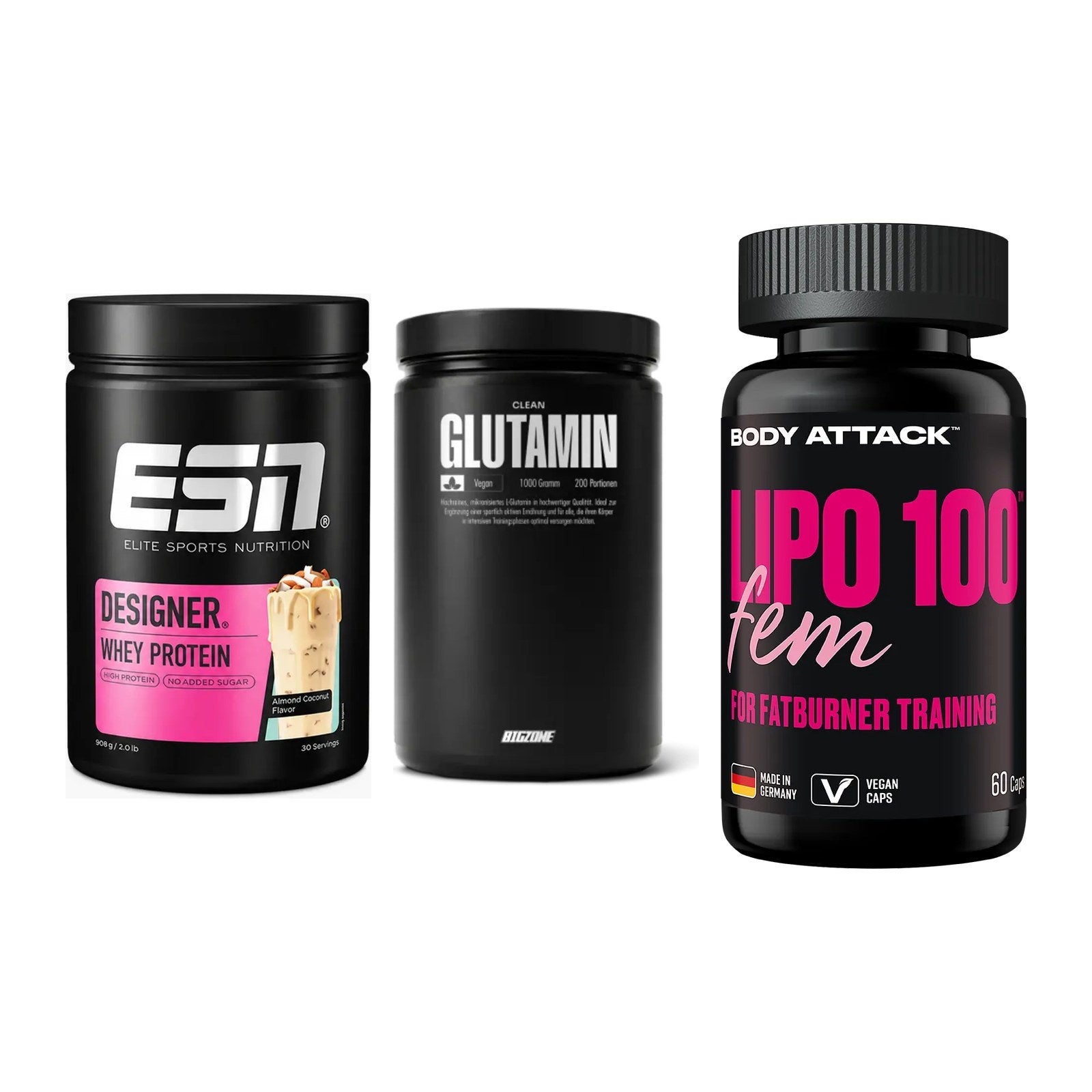 Definitionsphase-Set: ESN Designer + Big Zone + Body Attack – alle enthaltenen Artikel