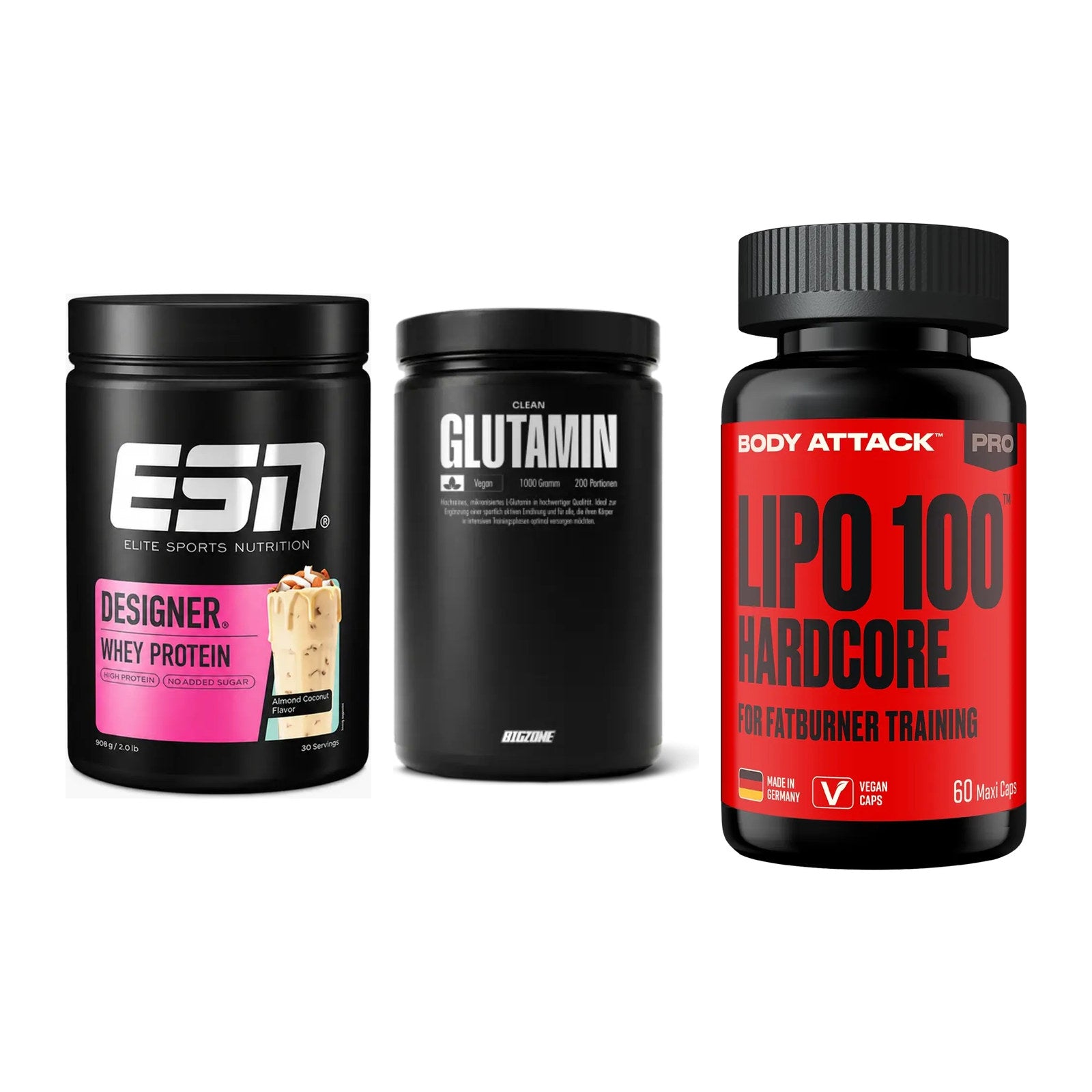 Definitionsphase-Set: ESN Designer + Big Zone + Body Attack – alle enthaltenen Artikel