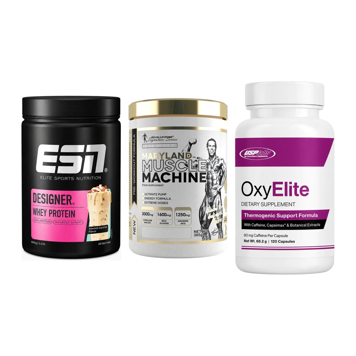 Definitionsphase-Set: ESN Designer + Kevin Levrone + USP Labs – alle enthaltenen Artikel