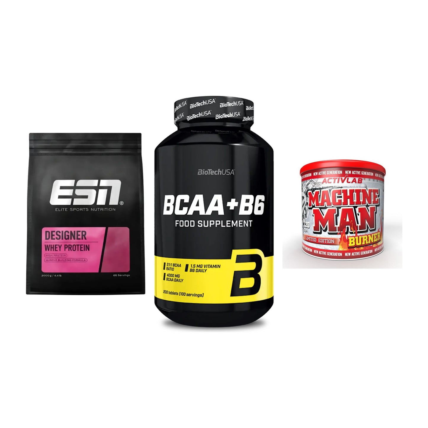 Definitionsphase-Set: ESN Designer + BioTech BCAA+B + Activlab – alle enthaltenen Artikel
