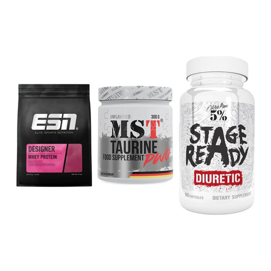 Definitionsphase-Set: ESN Designer + MST Taurine + 5% Nutrition – alle enthaltenen Artikel