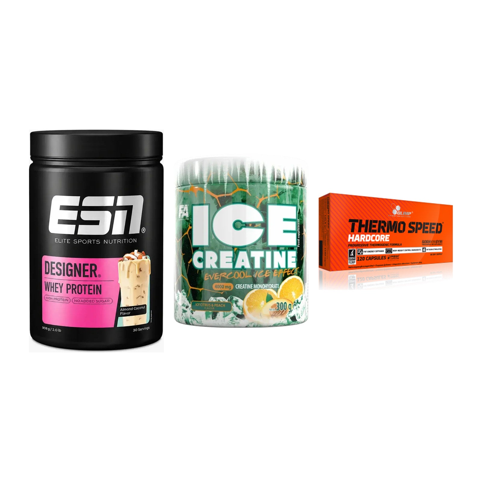 Definitionsphase-Set: ESN Designer + FA Nutrition + Olimp Thermo – alle enthaltenen Artikel