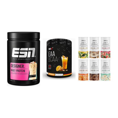 Definitionsphase-Set: ESN Designer + MST EAA & BCAA + BioTech Diet – alle enthaltenen Artikel