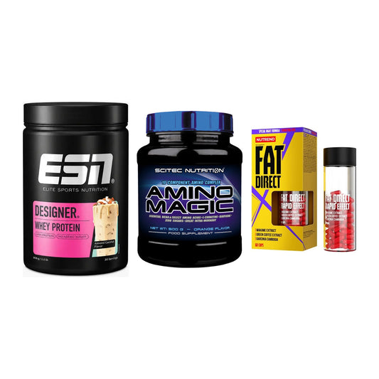 Definitionsphase-Set: ESN Designer + Scitec Amino + Nutrend Fat – alle enthaltenen Artikel