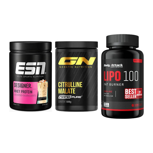 Definitionsphase-Set: ESN Designer + GN Citrulline + Body Attack – alle enthaltenen Artikel