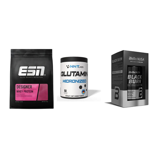 Definitionsphase-Set: ESN Designer + NNT Glutamin + BioTech Black – alle enthaltenen Artikel