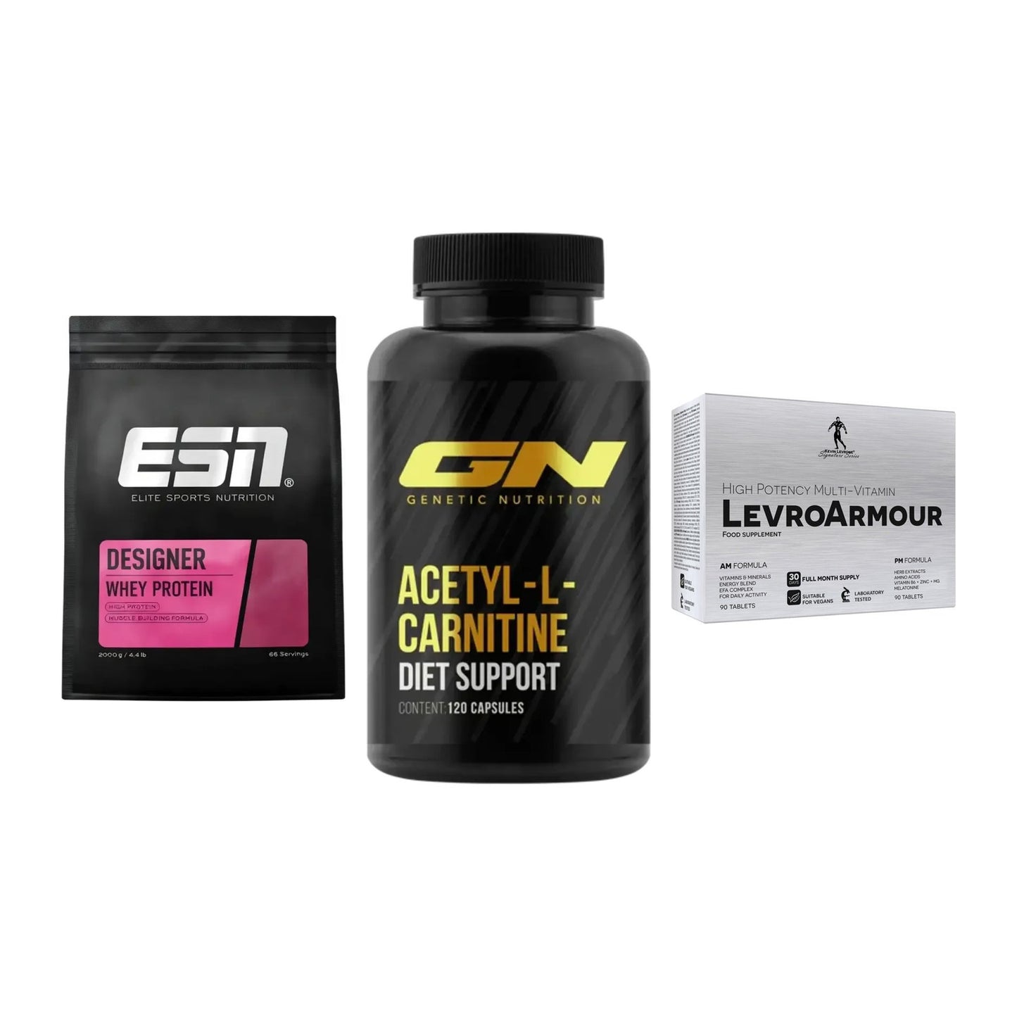 Definitionsphase-Set: ESN Designer + GN Acetyl + Kevin Levrone – alle enthaltenen Artikel