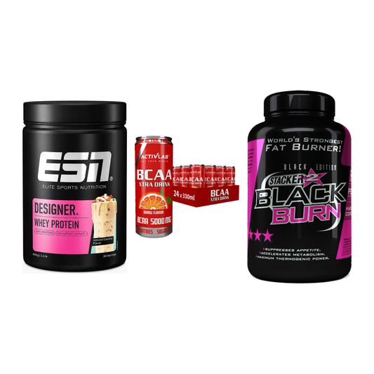 Definitionsphase-Set: ESN Designer + Activlab BCAA + Stacker2 Black – alle enthaltenen Artikel