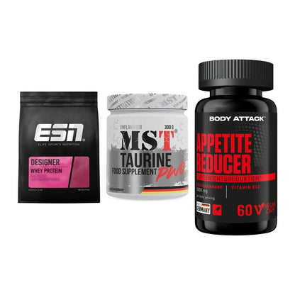 Definitionsphase-Set: ESN Designer + MST Taurine + Body Attack – alle enthaltenen Artikel