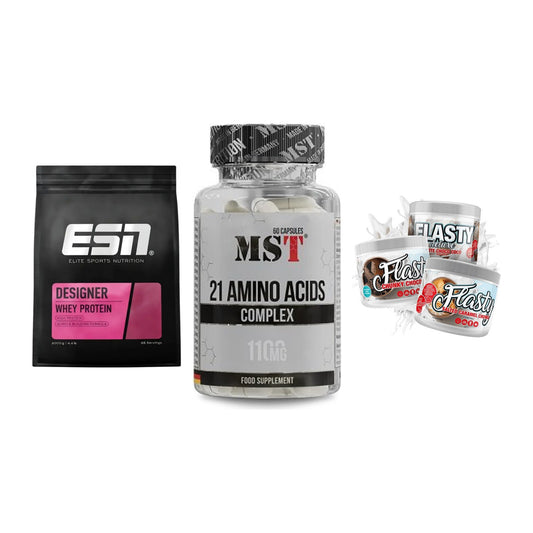 Definitionsphase-Set: ESN Designer + MST 21 Amino + Sinob Flasty – alle enthaltenen Artikel