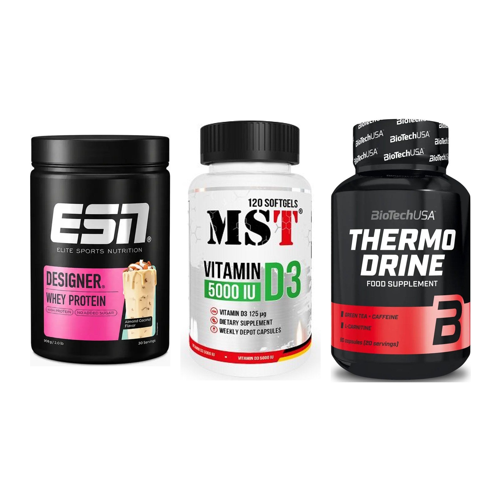 Definitionsphase-Set: ESN Designer + MST Vitamin D3 + BioTech Thermo – alle enthaltenen Artikel
