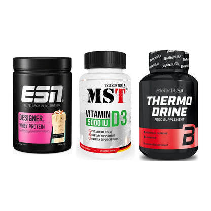 Definitionsphase-Set: ESN Designer + MST Vitamin D3 + BioTech Thermo – alle enthaltenen Artikel