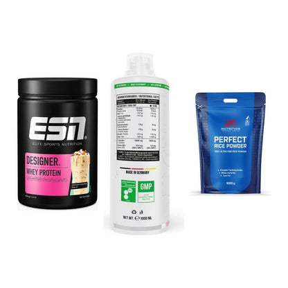 Definitionsphase-Set: ESN Designer + MST L-Carnitin + XXL Nutrition – alle enthaltenen Artikel