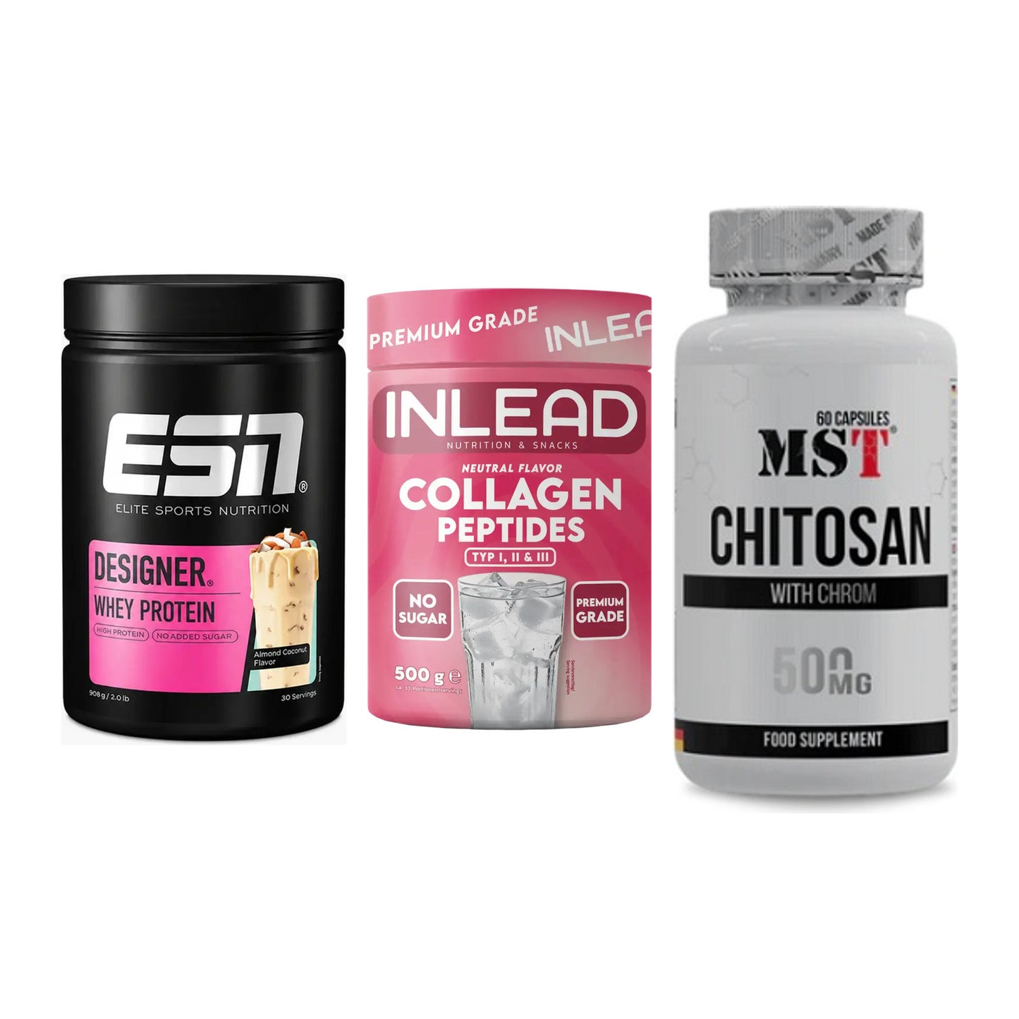 Definitionsphase-Set: ESN Designer + INLEAD Collage + MST Chitosan – alle enthaltenen Artikel