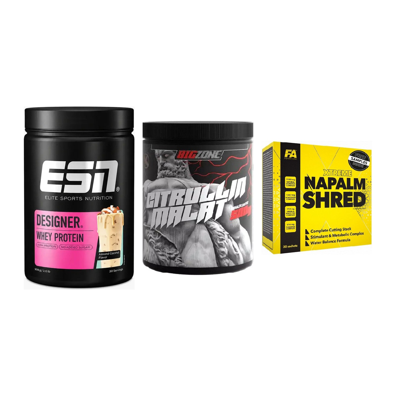 Definitionsphase-Set: ESN Designer + Big Zone + FA Nutrition – alle enthaltenen Artikel