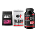 Definitionsphase-Set: ESN Designer + MST Glutamine + Body Attack – alle enthaltenen Artikel