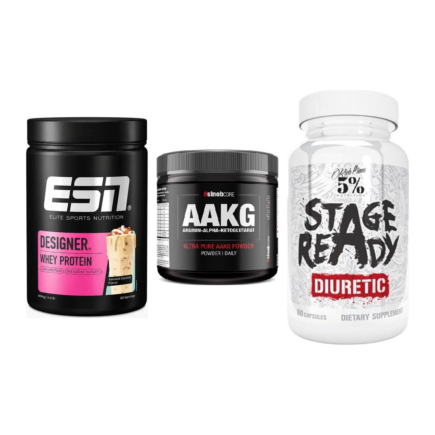 Definitionsphase-Set: ESN Designer + Sinob Core + 5% Nutrition – alle enthaltenen Artikel