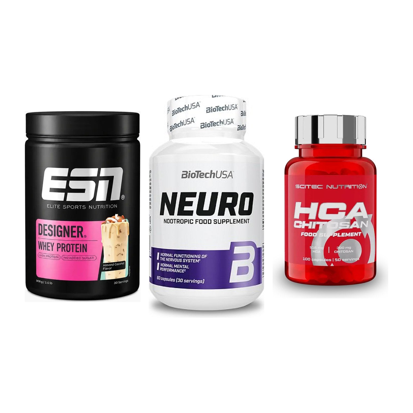 Definitionsphase-Set: ESN Designer + BioTech Neuro + Scitec HCA-Chi – alle enthaltenen Artikel