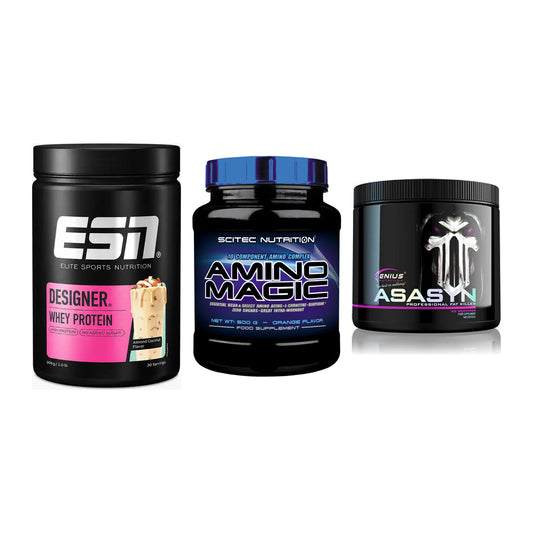 Definitionsphase-Set: ESN Designer + Scitec Amino + Genius Nutriti – alle enthaltenen Artikel