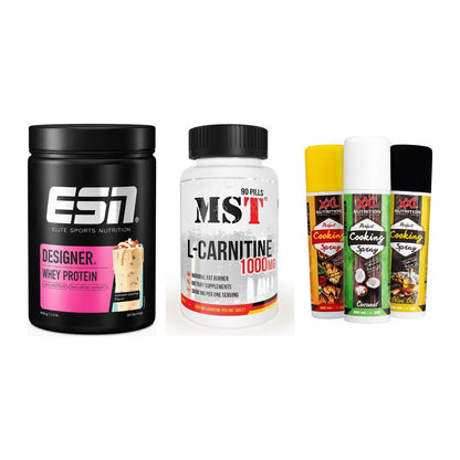 Definitionsphase-Set: ESN Designer + MST L-Carnitin + XXL Nutrition – alle enthaltenen Artikel