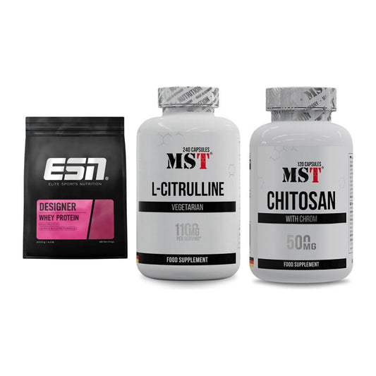 Definitionsphase-Set: ESN Designer + MST Citrulline + MST Chitosan – alle enthaltenen Artikel