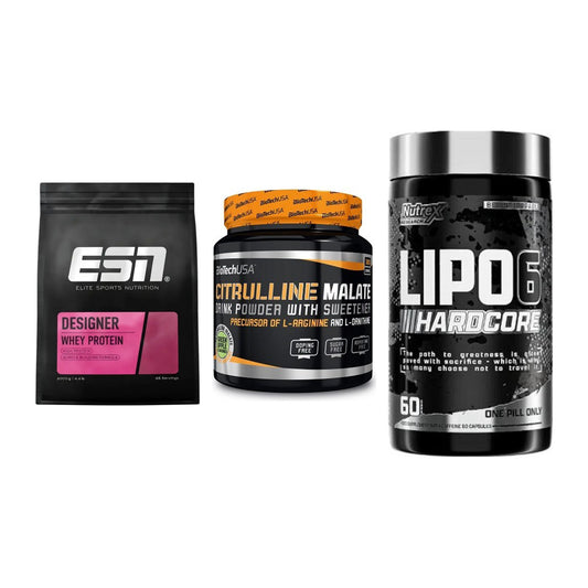 Definitionsphase-Set: ESN Designer + BioTech Citrul + Nutrex Lipo 6 – alle enthaltenen Artikel