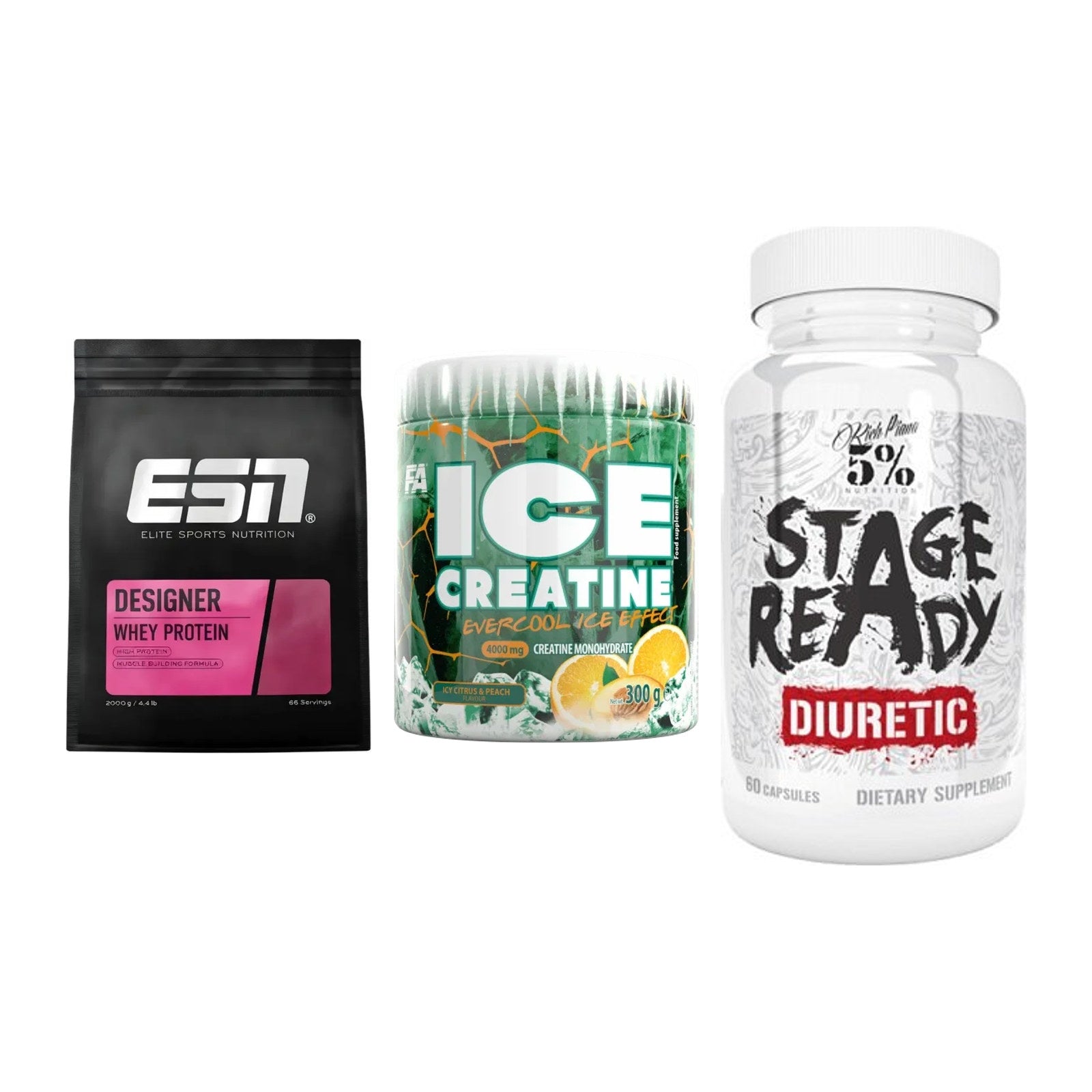 Definitionsphase-Set: ESN Designer + FA Nutrition + 5% Nutrition – alle enthaltenen Artikel