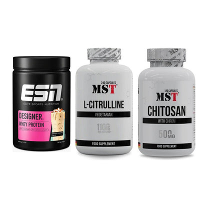 Definitionsphase-Set: ESN Designer + MST Citrulline + MST Chitosan – alle enthaltenen Artikel