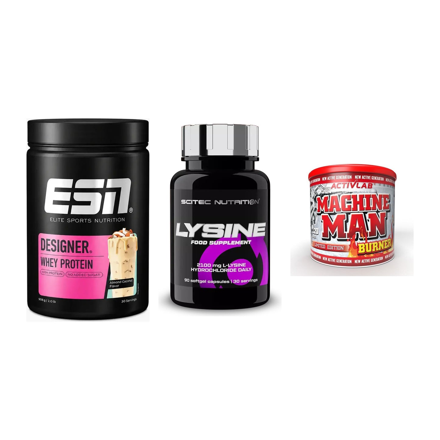 Definitionsphase-Set: ESN Designer + Scitec Lysine + Activlab – alle enthaltenen Artikel