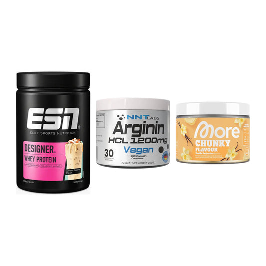 Definitionsphase-Set: ESN Designer + NNT Arginin + More Nutrition – alle enthaltenen Artikel