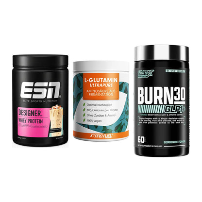 Definitionsphase-Set: ESN Designer + ProFuel Glutam + Nutrex Burn 30 – alle enthaltenen Artikel