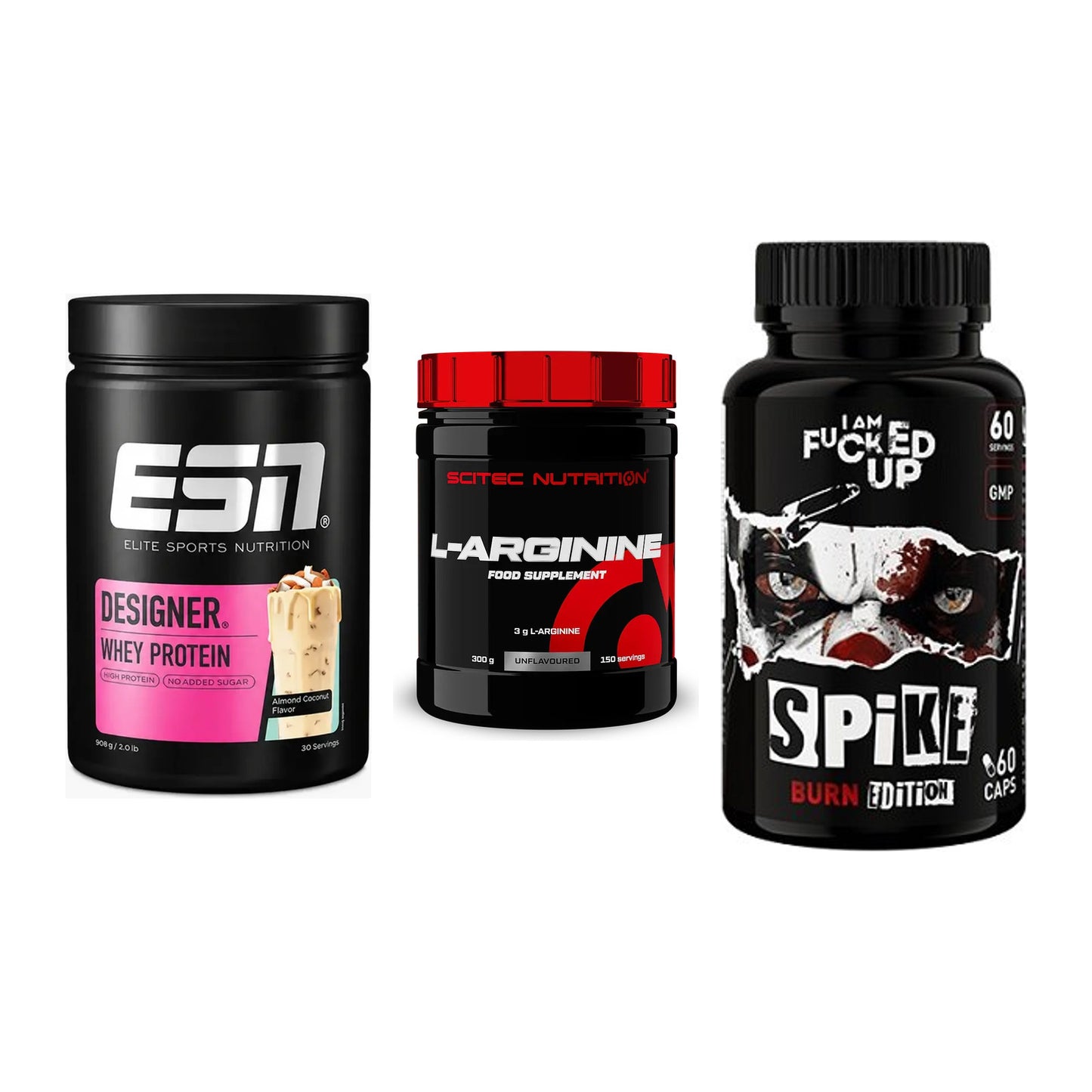 Definitionsphase-Set: ESN Designer + Scitec Arginin + Swedish Supple – alle enthaltenen Artikel