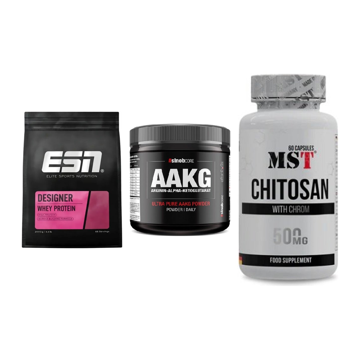 Definitionsphase-Set: ESN Designer + Sinob Core + MST Chitosan – alle enthaltenen Artikel