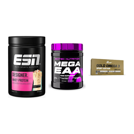 Definitionsphase-Set: ESN Designer + Scitec Mega + Olimp Omega 3 – alle enthaltenen Artikel