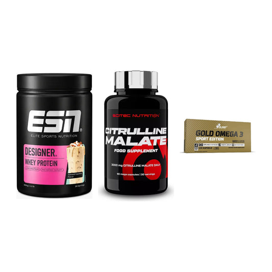 Definitionsphase-Set: ESN Designer + Scitec Citrull + Olimp Omega 3 – alle enthaltenen Artikel