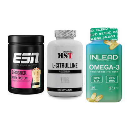 Definitionsphase-Set: ESN Designer + MST Citrulline + INLEAD Omega-3 – alle enthaltenen Artikel