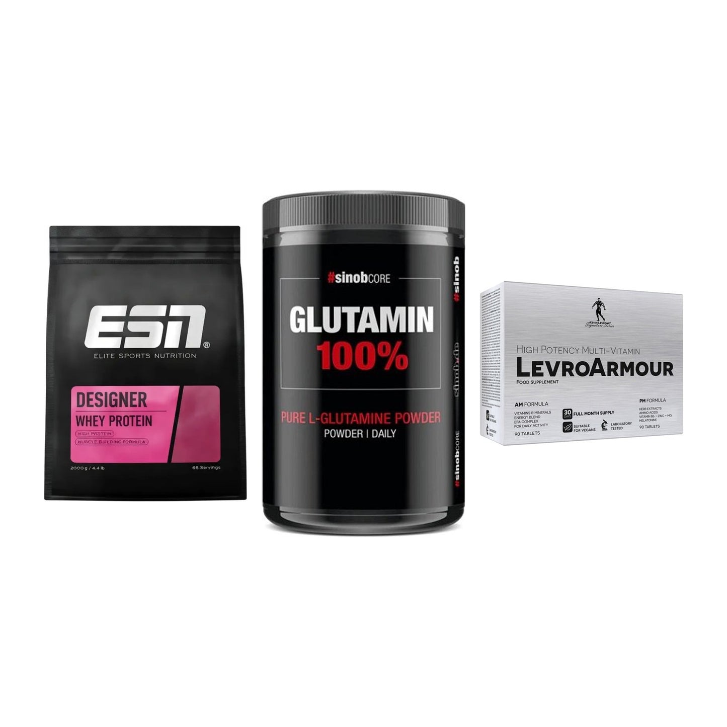 Definitionsphase-Set: ESN Designer + Sinob Core + Kevin Levrone – alle enthaltenen Artikel