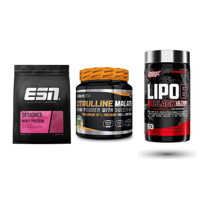 Definitionsphase-Set: ESN Designer + BioTech Citrul + Nutrex Lipo 6 – alle enthaltenen Artikel