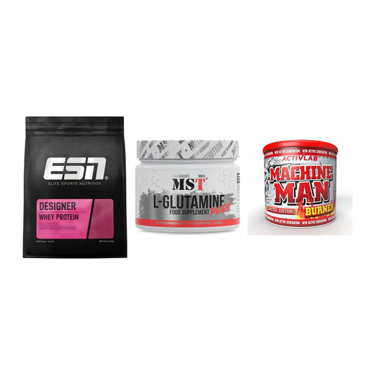 Definitionsphase-Set: ESN Designer + MST Glutamine + Activlab – alle enthaltenen Artikel