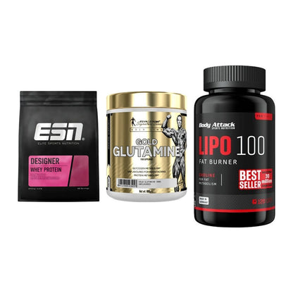 Definitionsphase-Set: ESN Designer + Kevin Levrone + Body Attack – alle enthaltenen Artikel