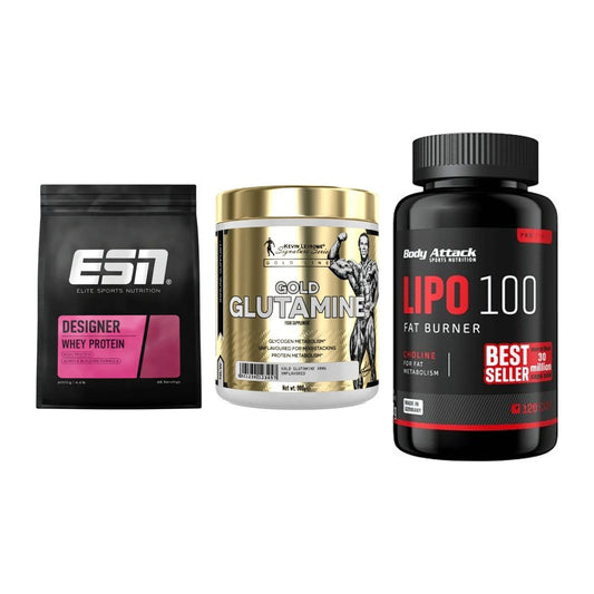 Definitionsphase-Set: ESN Designer + Kevin Levrone + Body Attack – alle enthaltenen Artikel
