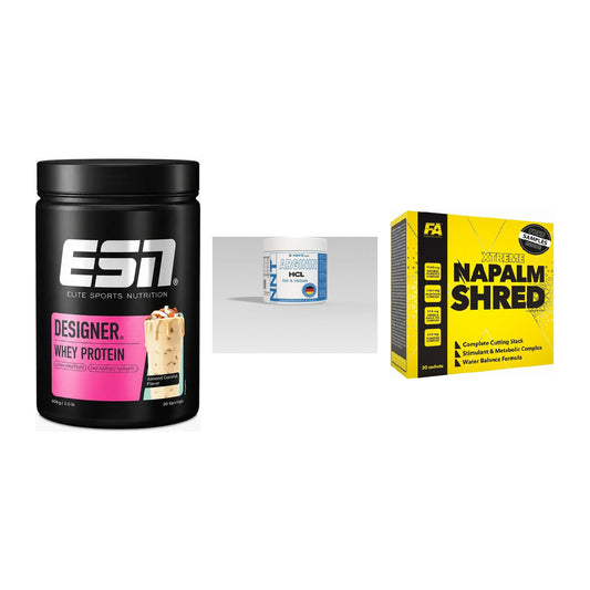 Definitionsphase-Set: ESN Designer + NNT Arginin + FA Nutrition – alle enthaltenen Artikel