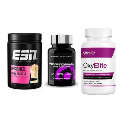 Definitionsphase-Set: ESN Designer + Scitec Tryptop + USP Labs – alle enthaltenen Artikel