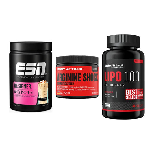Definitionsphase-Set: ESN Designer + Body Attack + 1 weitere – alle enthaltenen Artikel