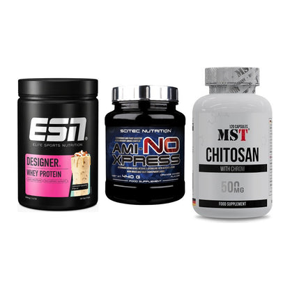 Definitionsphase-Set: ESN Designer + Scitec Ami-NO + MST Chitosan – alle enthaltenen Artikel