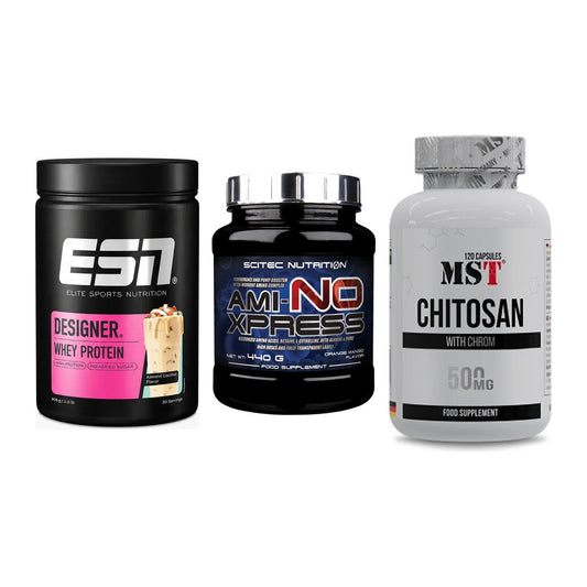 Definitionsphase-Set: ESN Designer + Scitec Ami-NO + MST Chitosan – alle enthaltenen Artikel