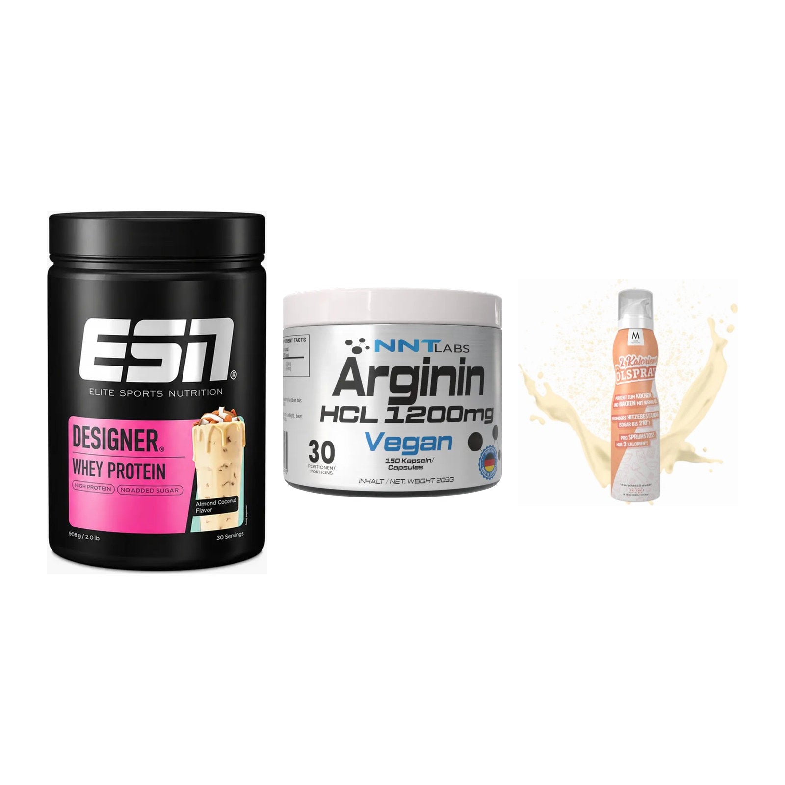 Definitionsphase-Set: ESN Designer + NNT Arginin + More Nutrition – alle enthaltenen Artikel