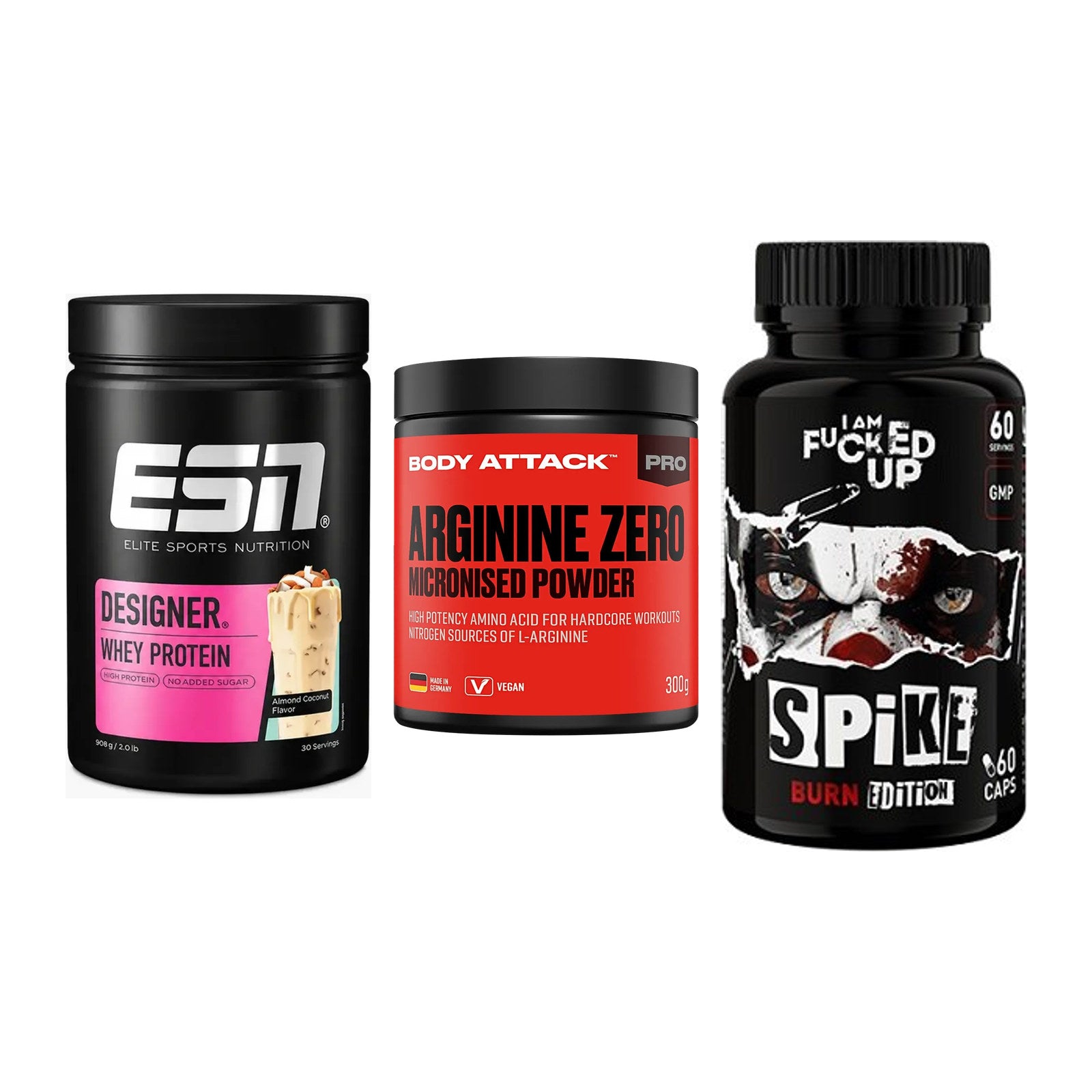 Definitionsphase-Set: ESN Designer + Body Attack + Swedish Supple – alle enthaltenen Artikel