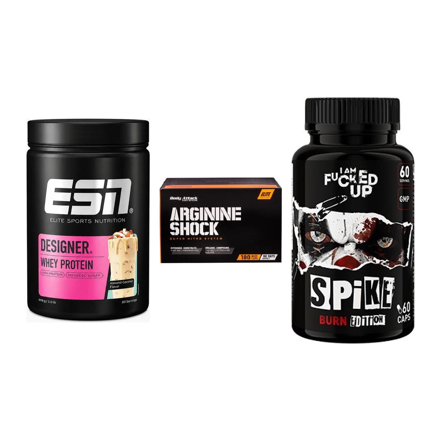 Definitionsphase-Set: ESN Designer + Body Attack + Swedish Supple – alle enthaltenen Artikel